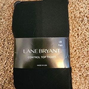 NWT Lane Bryant black tights